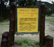 Philturn Rocky Mountain Scout Camp sign